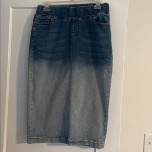 Be girl Blue Denim Midi Skirt